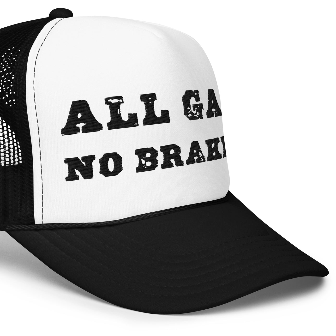 All Gas No Brakes Foam Trucker Hat